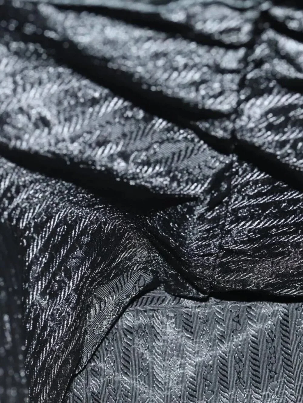 PRADA Backpack Nylon Black Silver Auth 156118 - Picture 13 of 16